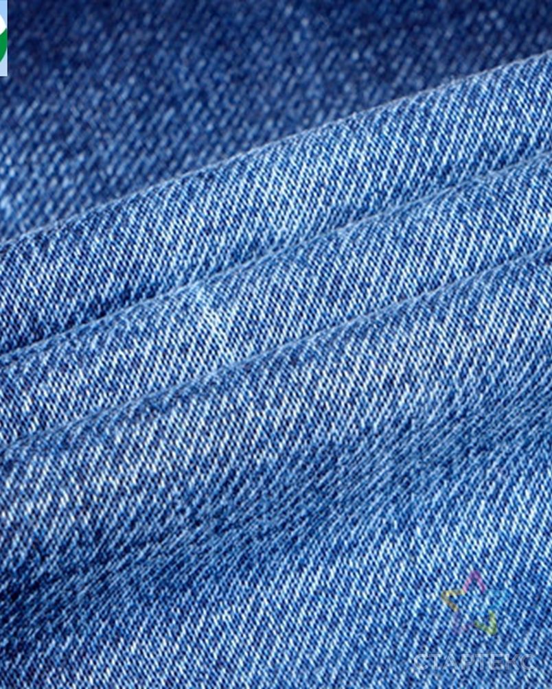 Высокое качество, в наличии, джинсовая ткань цвета индиго из полиэстера и хлопка для джинсов арт. АЛБ-1410-1-АЛБ000060757898019 2