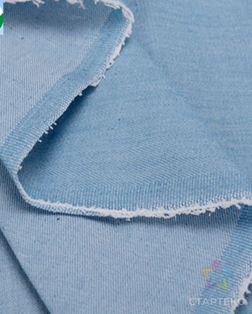 Высокое качество, в наличии, джинсовая ткань цвета индиго из полиэстера и хлопка для джинсов арт. АЛБ-1410-1-АЛБ000060757898019 3