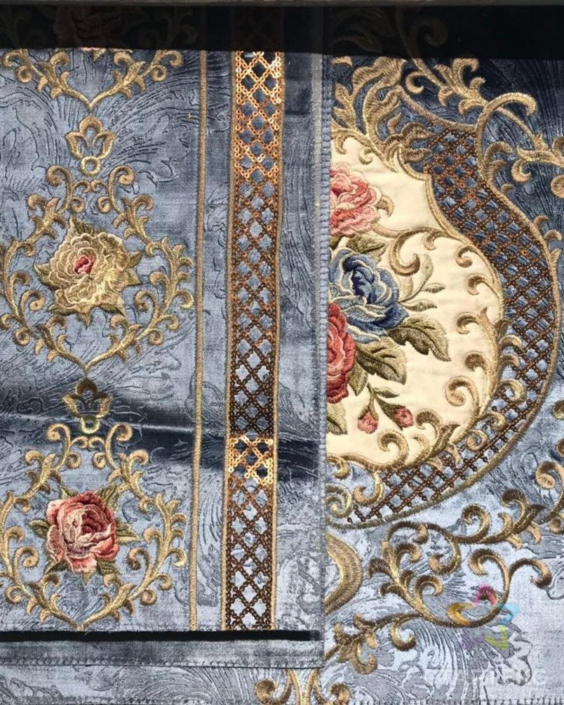 Диван в марокканском стиле с вышивкой из бисера, бархатная ткань с тиснением, больше дизайнов для дивана арт. АЛБ-1477-1-АЛБ000060807465556 6