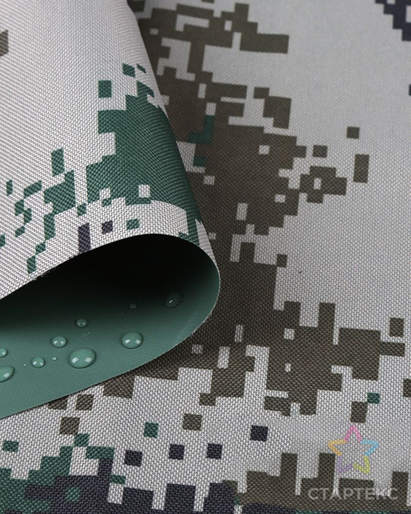Водонепроницаемый Камуфляжный военный тент из ткани Оксфорд 600D с ПВХ покрытием оптом арт. АЛБ-1500-1-АЛБ000060830273426 5