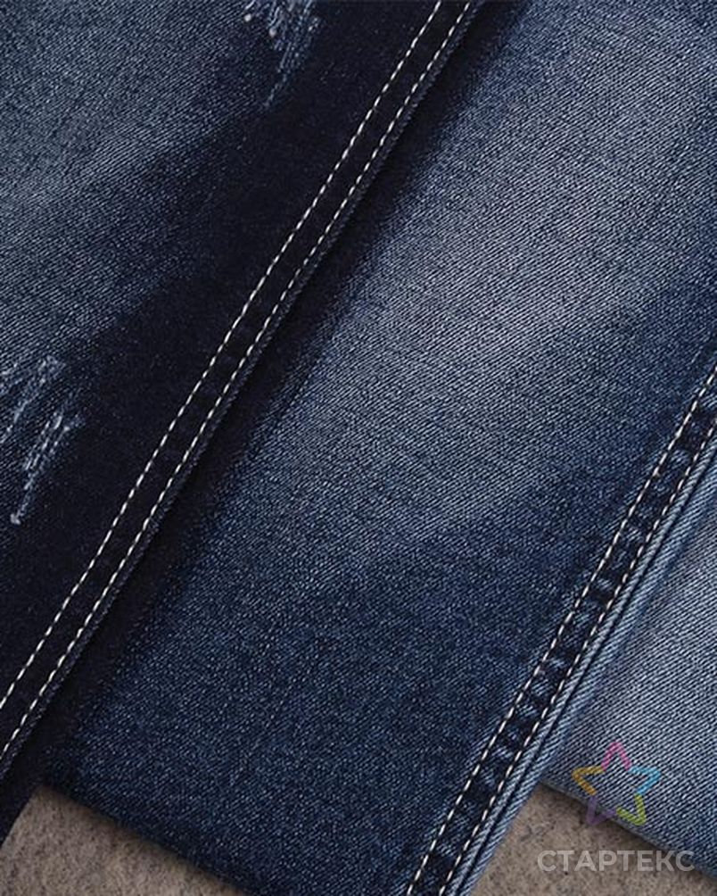 Горячая Распродажа, 9 унций, переработанная стрейчевая конопляная джинсовая ткань цвета индиго для джинсов от производителя арт. АЛБ-1529-1-АЛБ000062007536361 3