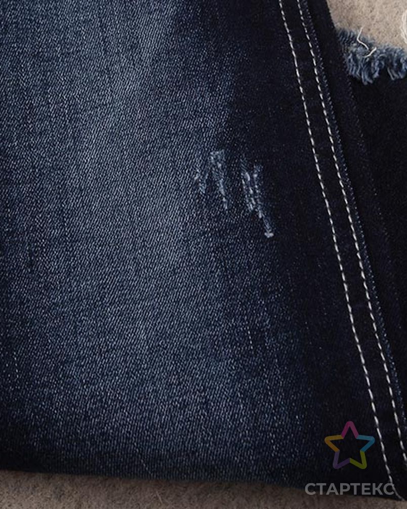 Горячая Распродажа, 9 унций, переработанная стрейчевая конопляная джинсовая ткань цвета индиго для джинсов от производителя арт. АЛБ-1529-1-АЛБ000062007536361 4