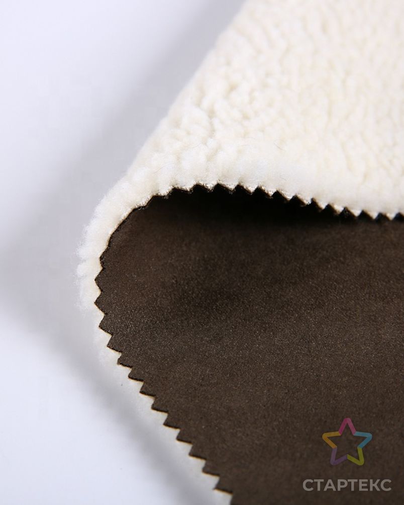 Отделочная ткань из шерпы, 100% полиэфирная замшевая ткань для ткани арт. АЛБ-1568-1-АЛБ000062112652995 3