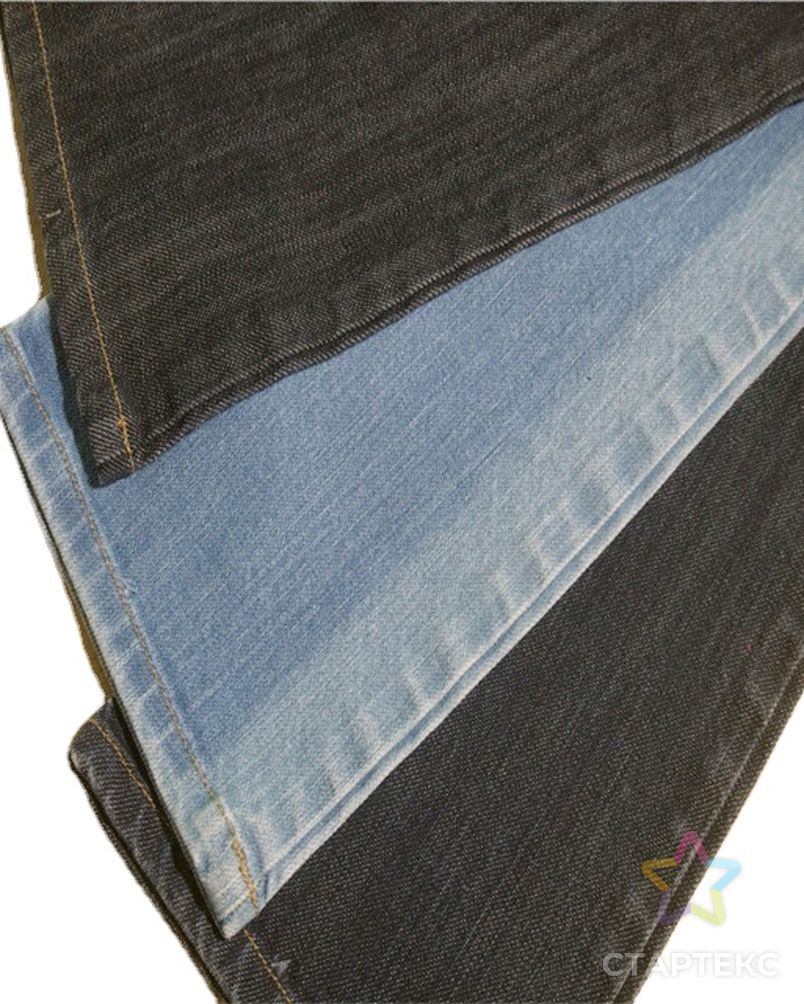 Оптовая продажа, эластичная ткань из хлопка, 8-10 унций, черная/синяя/ткань цвета индиго, хлопковая ткань из спандекса, джинсовые ткани для джинсов арт. АЛБ-1647-1-АЛБ000062262674656 2