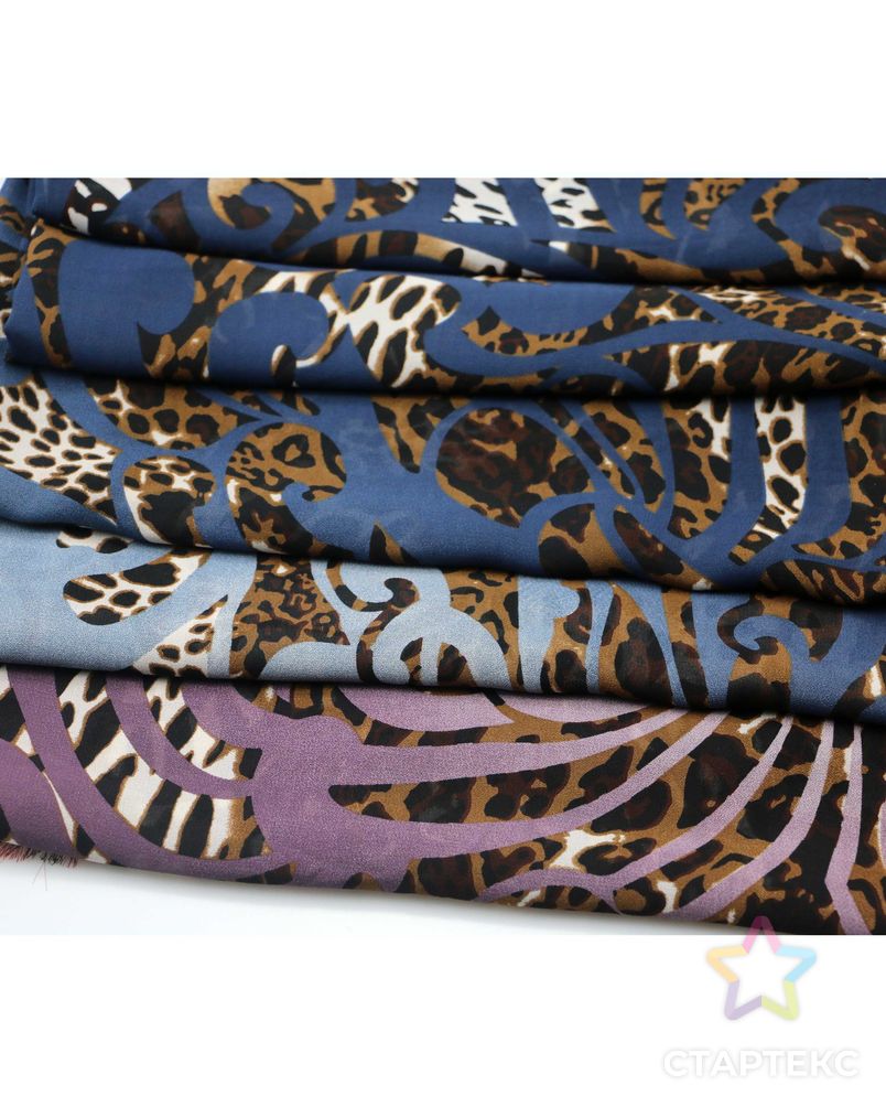 WI-A08 100% Полиэстер Тканый товар на складе ткань в Китае с животными Леопардовый принт Текстиль арт. АЛБ-1682-1-АЛБ000062324969040 3