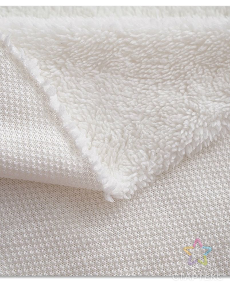 Качественное одностороннее матовое полиэфирное одеяло sherpa, плюшевая ткань для домашнего текстиля от производителя арт. АЛБ-1731-1-АЛБ000062418813717