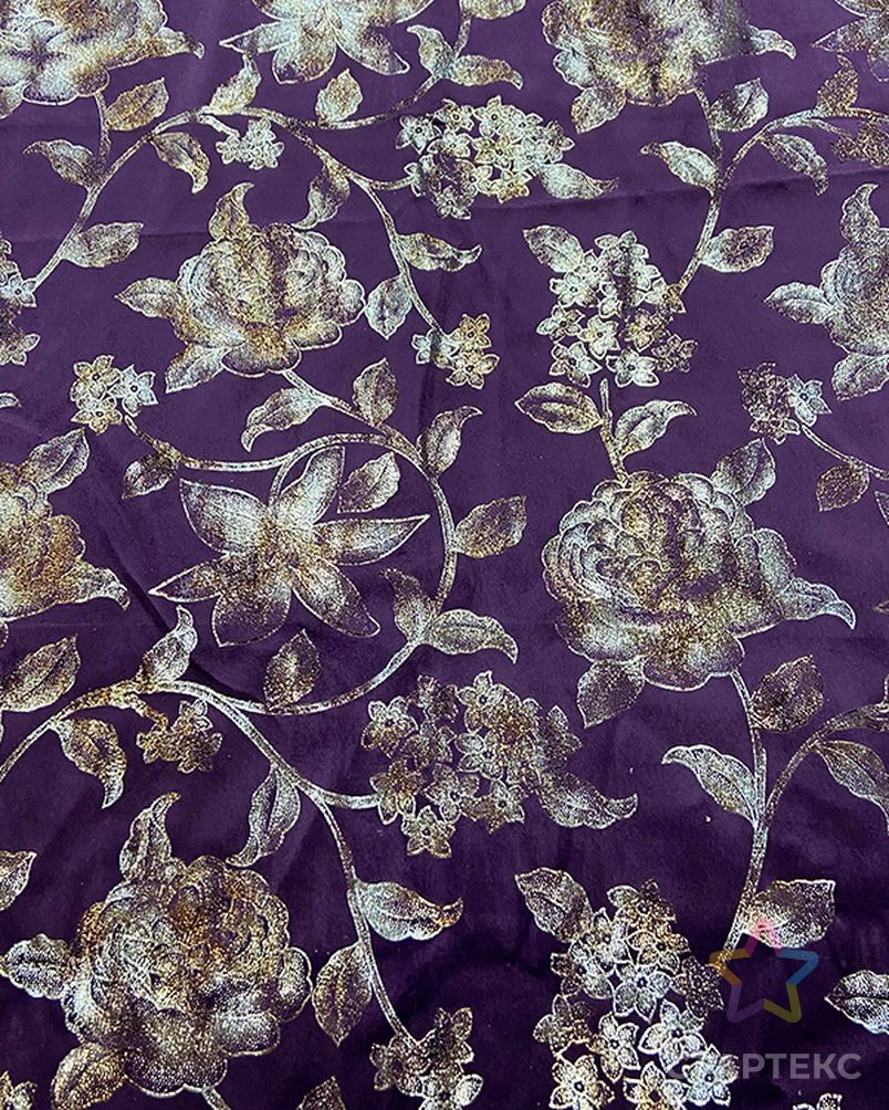 Высококачественная 100% Полиэстеровая Цветочная бронзовая занавеска для дивана Роскошная обивка жаккардовая домашняя текстильная ткань на заказ арт. АЛБ-1740-1-АЛБ000062423477591 5