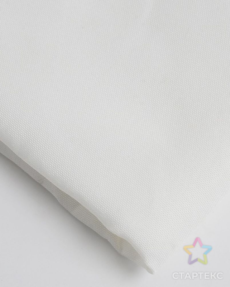 Полиэфирная ткань белого цвета для окрашенного сублимационного принта арт. АЛБ-1880-1-АЛБ000062573335880 5