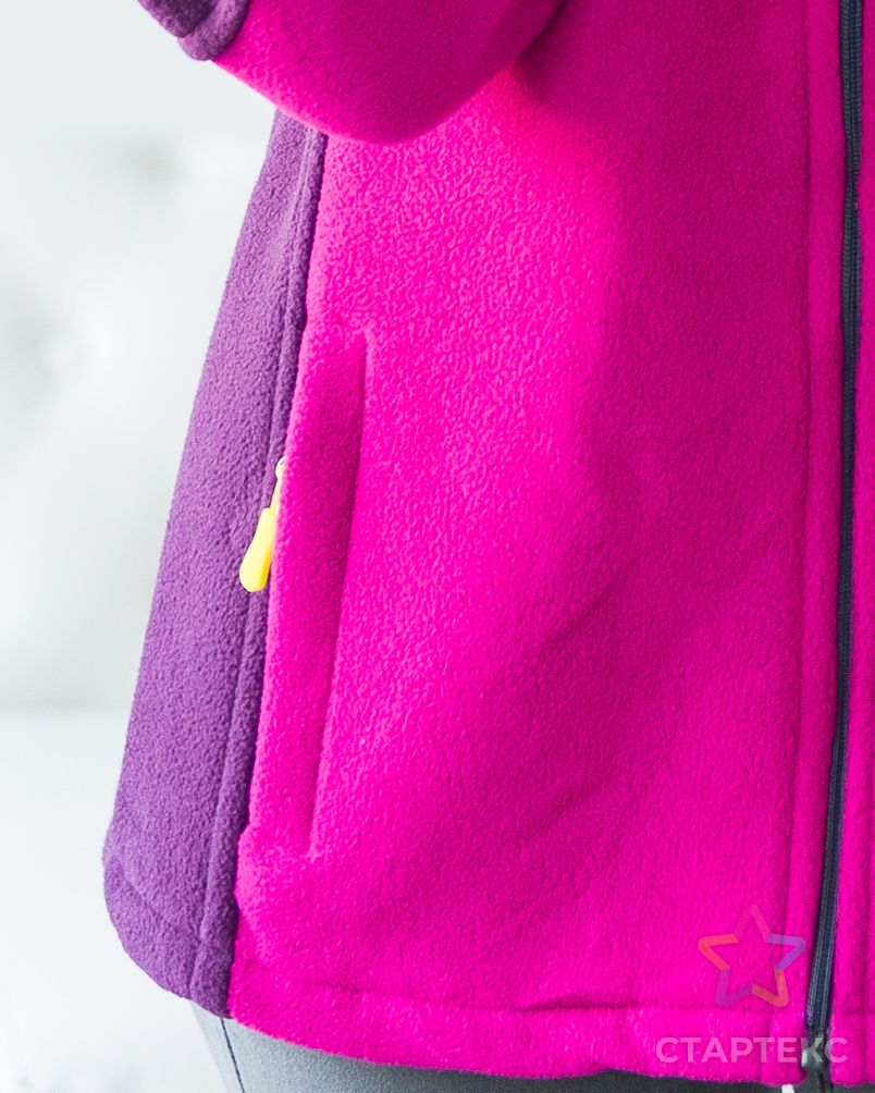 Куртка женская утепленная с мехом Осень сиреневый арт. АМД-2253-3-АМД17964996.00003