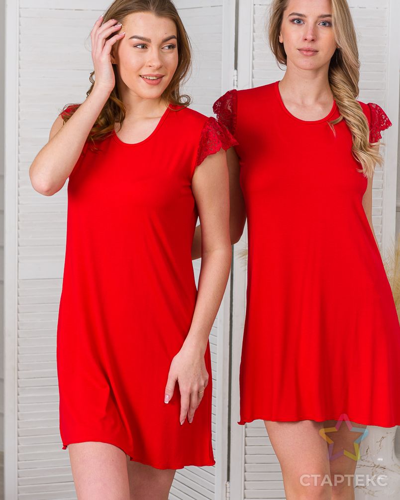Ночная сорочка из вискозы Лола красный арт. АМД-2470-6-АМД18027995.00006 3