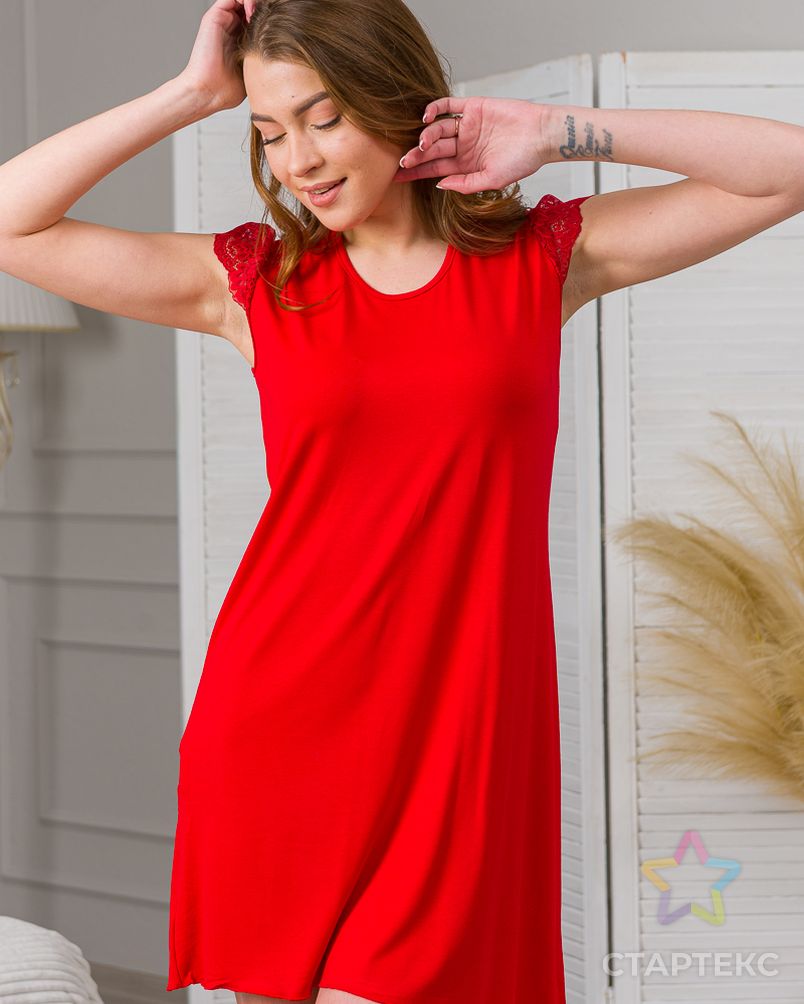 Ночная сорочка из вискозы Лола красный арт. АМД-2470-3-АМД18027995.00003 10