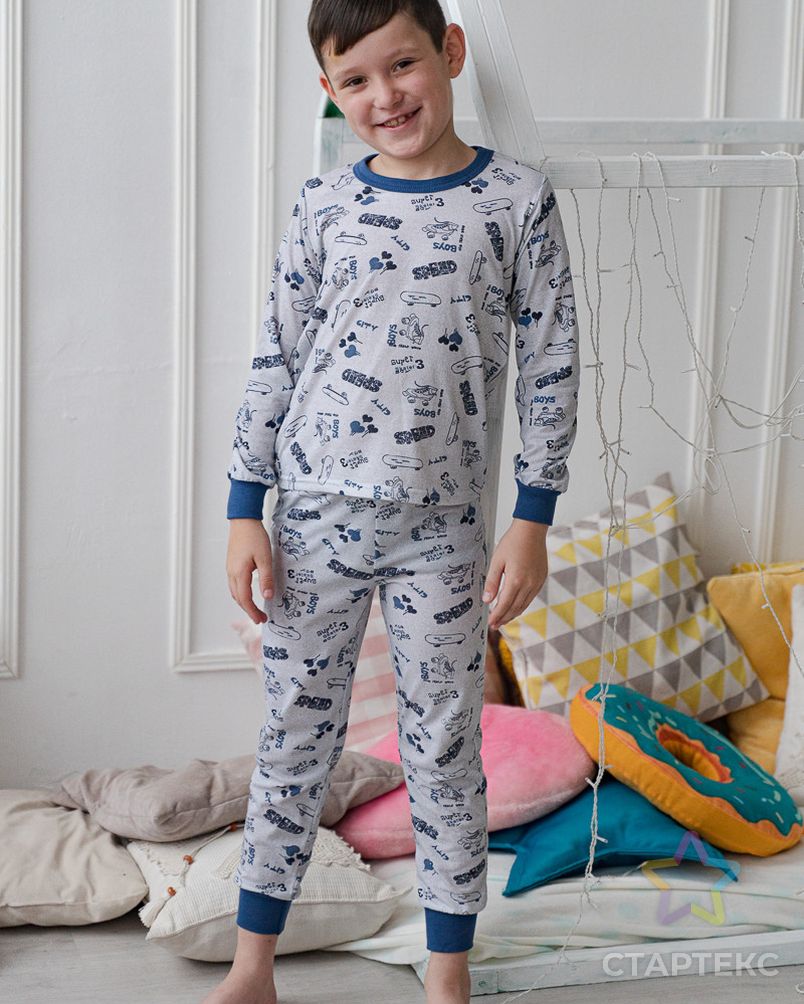 Пижама детская Ралли серый арт. АМД-887-2-АМД17927361.00002 2