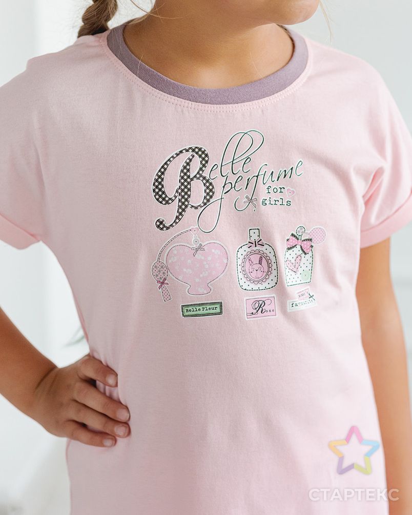 Пижама Барби для девочки детская розовый арт. АМД-1348-1-АМД17927822.00001 2