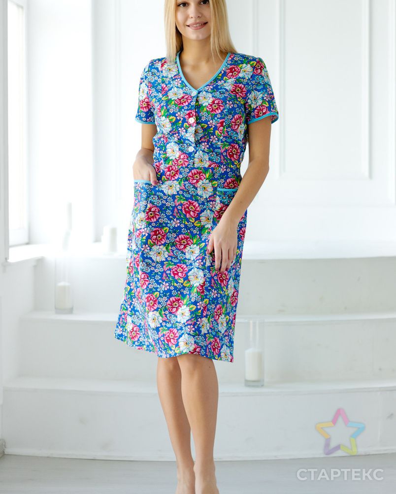 Платье женское бязь - Милослава mix арт. АМД-1290-4-АМД17927764.00004