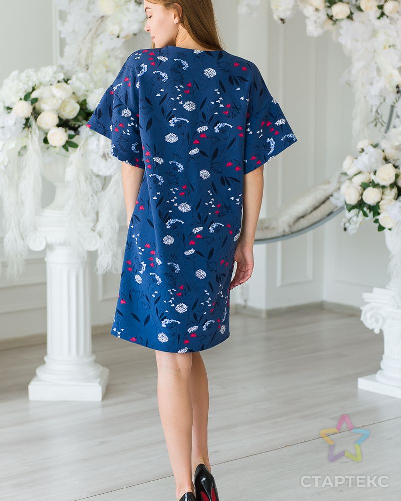 Платье женское из барби Барбара 2 цветы арт. АМД-2110-2-АМД17953180.00002 2