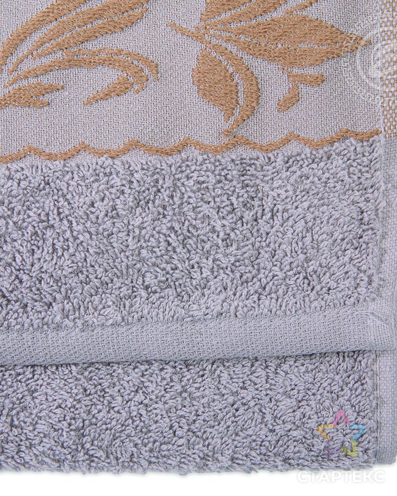 Прованс хлопок самойловский текстиль полотенце 50*90 серый арт. АРТД-3319-2-АРТД0258076