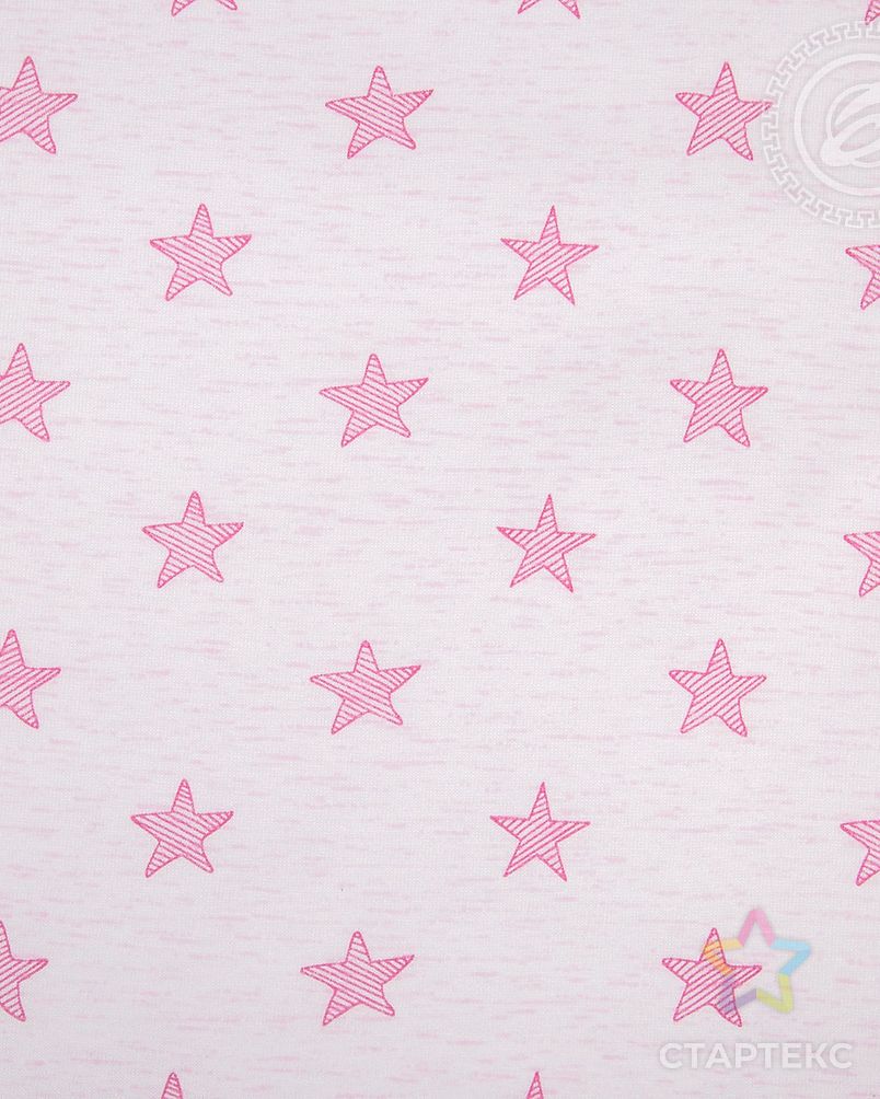 Простыня на резинке 'Звезды (розовый)' арт. АРТД-3185-4-АРТД0241595 2