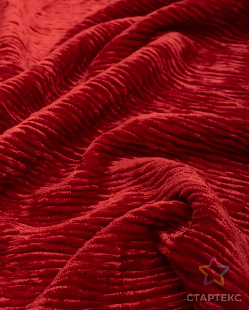 Бархат стрейч гофре 360гр/м.кв. арт. БО-16-1-25441.001 - рис. 2