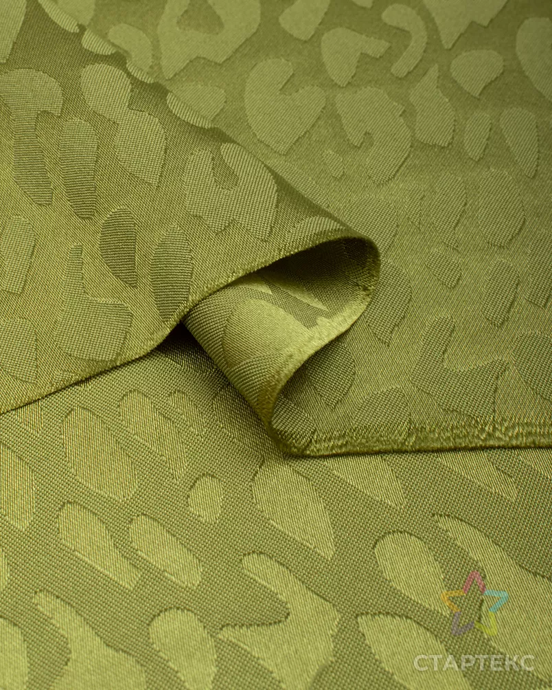 Атлас жаккард "Моар" арт. ЖКА-17-4-7036.168 - рис. 3