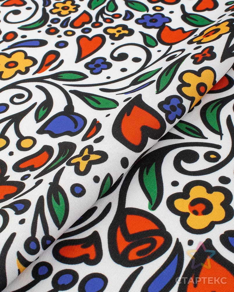 Габардин принт арт. КГ-57-1-21386.113 - рис. 1 Габардин принт арт. КГ-57-1-21386.113 - рис. 1