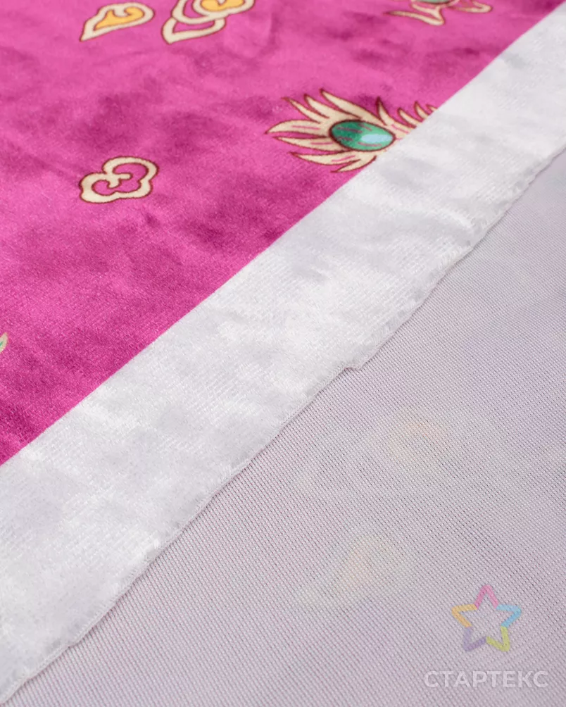 Бархат мраморный принт 255 гр/м.кв. арт. Б-129-3-24930.026 - рис. 3