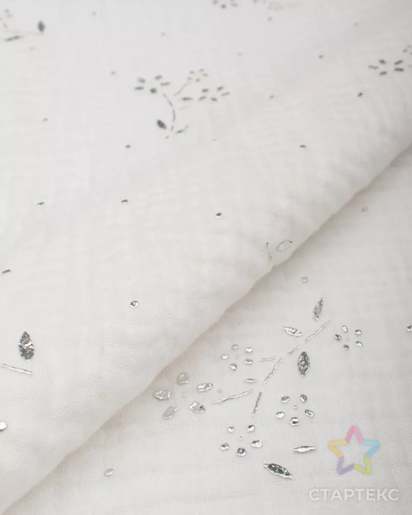 Муслин металлик арт. ХМ-43-1-25781.006 - рис. 1 Муслин металлик арт. ХМ-43-1-25781.006 - рис. 1