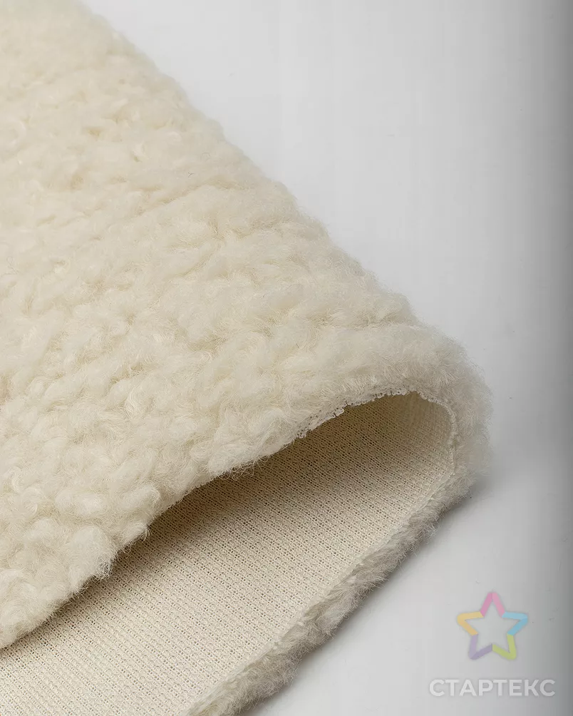 Мех на трикотаже "Верблюд" 385 гр/м.кв. арт. МХ-226-3-25490.003 - рис. 3