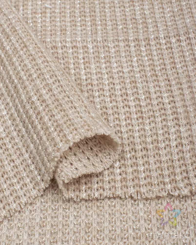 Трикотаж вязаный с люрексом 280 гр/м.кв. арт. ТЛ-216-2-26013.002 - рис. 3