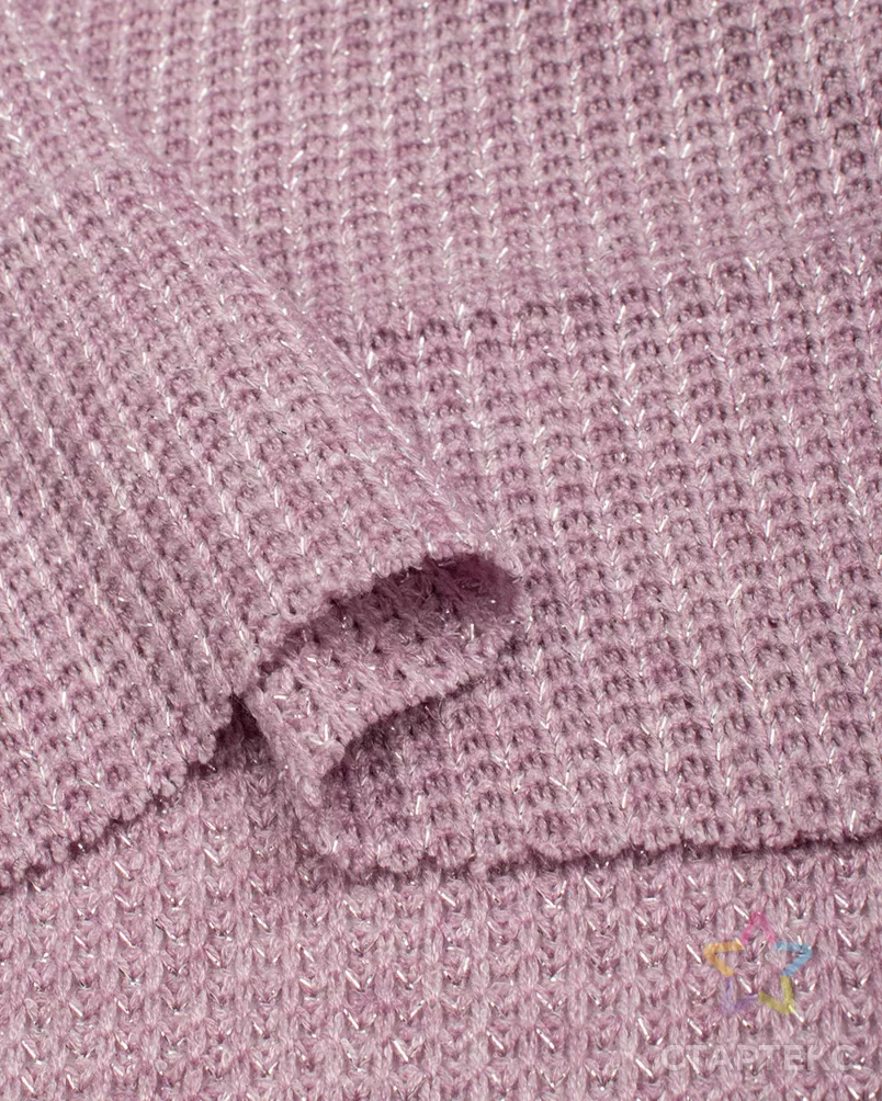 Трикотаж вязаный с люрексом 280 гр/м.кв. арт. ТЛ-216-3-26013.003 - рис. 3