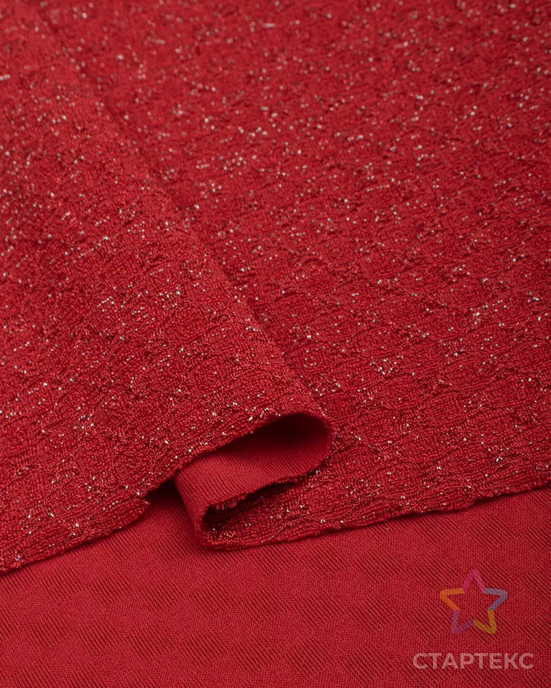 Трикотаж жаккард с люрексом 260 гр/м.кв. арт. ЖКТ-96-6-26028.006 - рис. 3