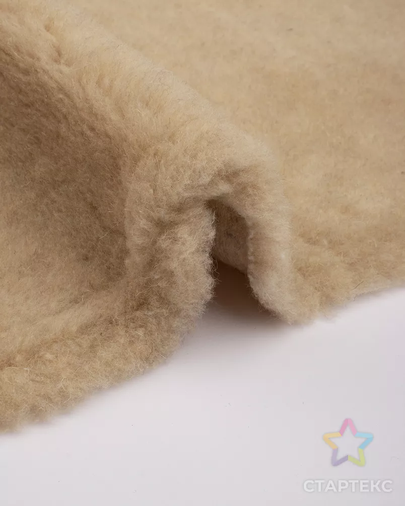 Мех искусственный из овечьей шерсти, 450г/м.кв арт. МХ-221-2-24895.002 - рис. 3