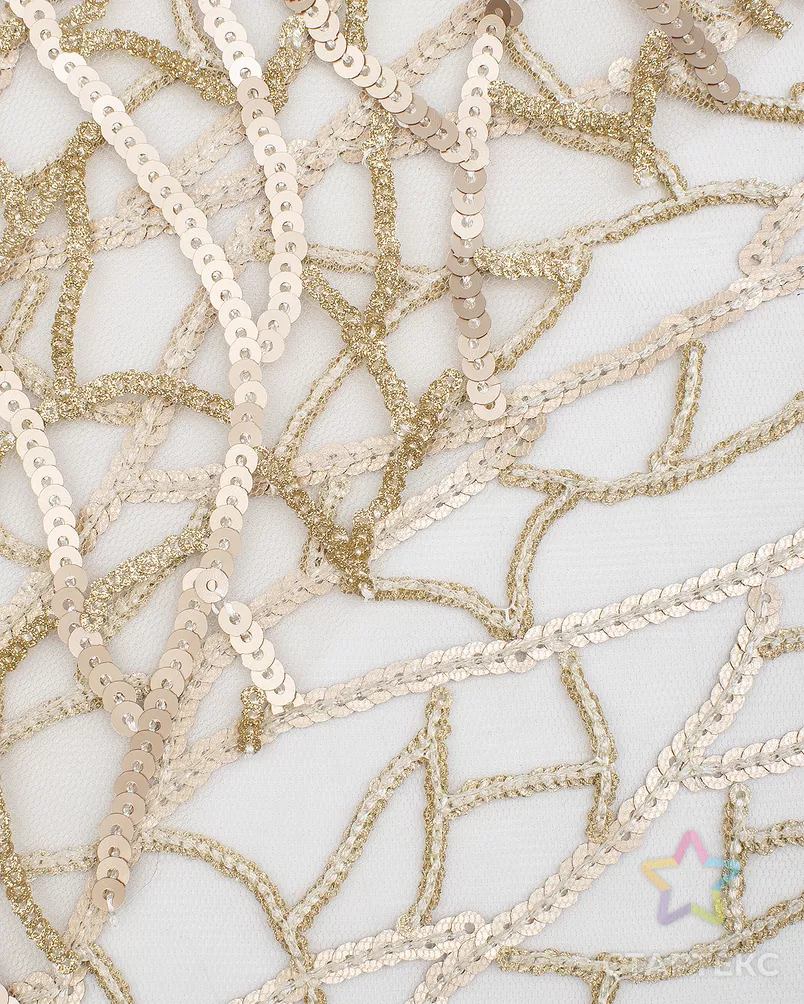 Пайетка на сетке арт. ПАЙ-171-1-26246.001 - рис. 3