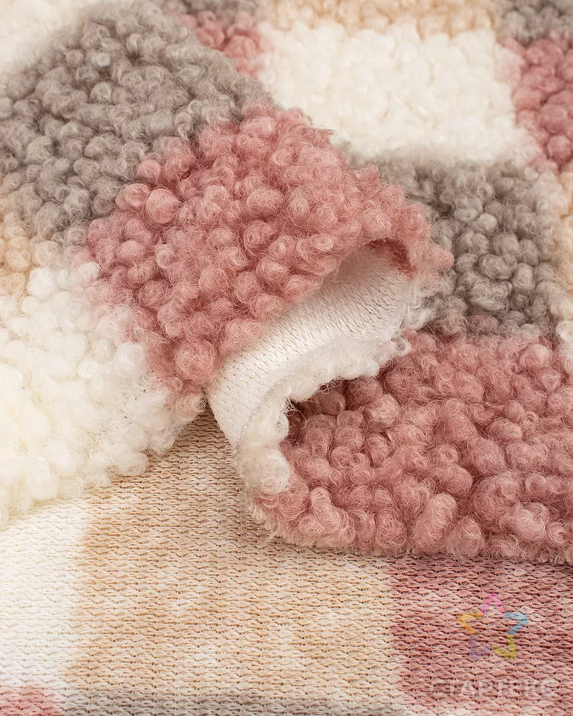 Мех "Барашек" принт на трикотаже 273 гр/м.кв. арт. МХ-183-1-24058.001 - рис. 4