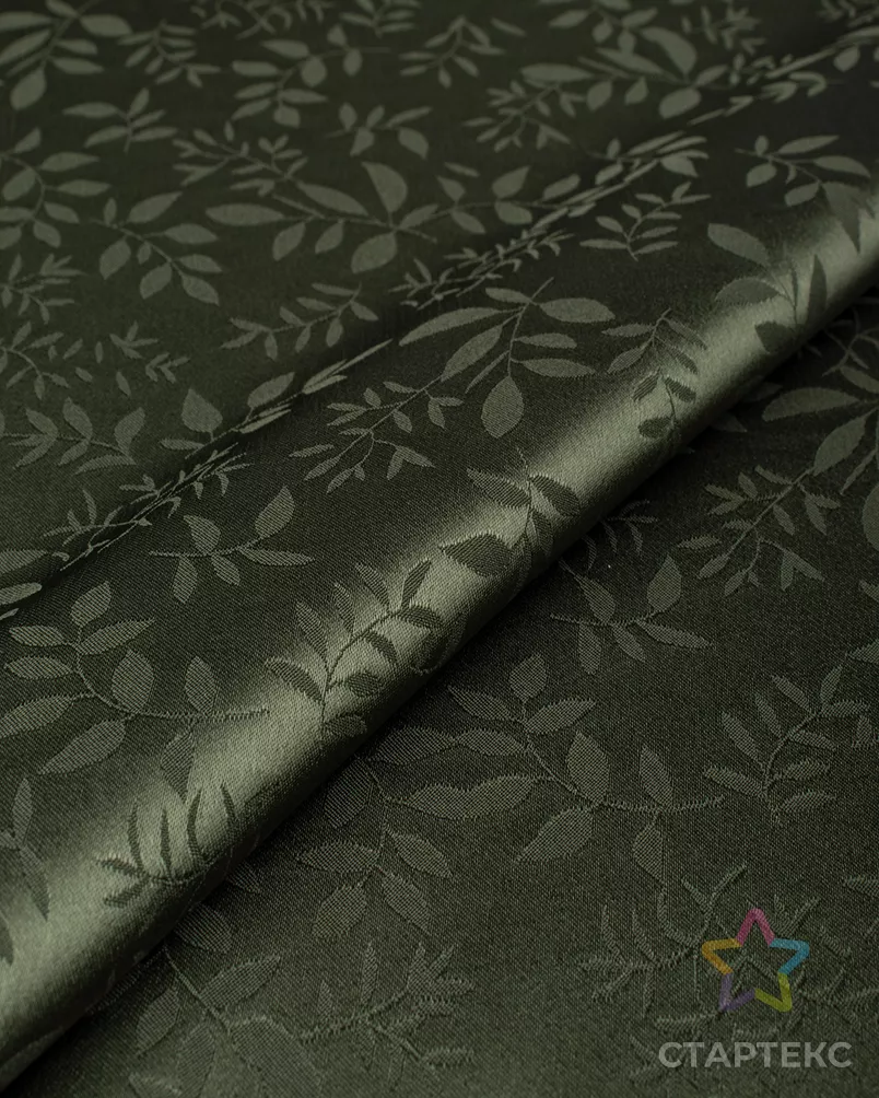 Атлас жаккард "Моар" арт. ЖКА-15-10-7036.141 - рис. 1