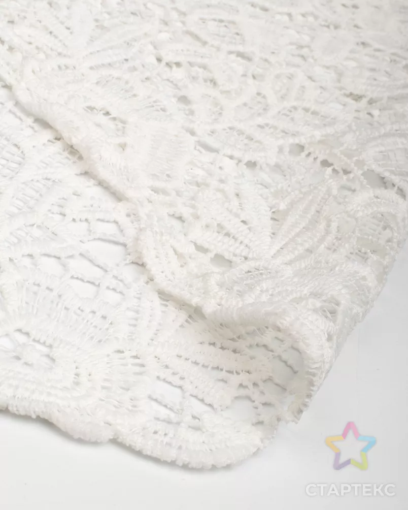 Кружевное полотно "Кроше" арт. КПКП-89-5-25200.010 - рис. 3 Кружевное полотно "Кроше" арт. КПКП-89-5-25200.010 - рис. 3