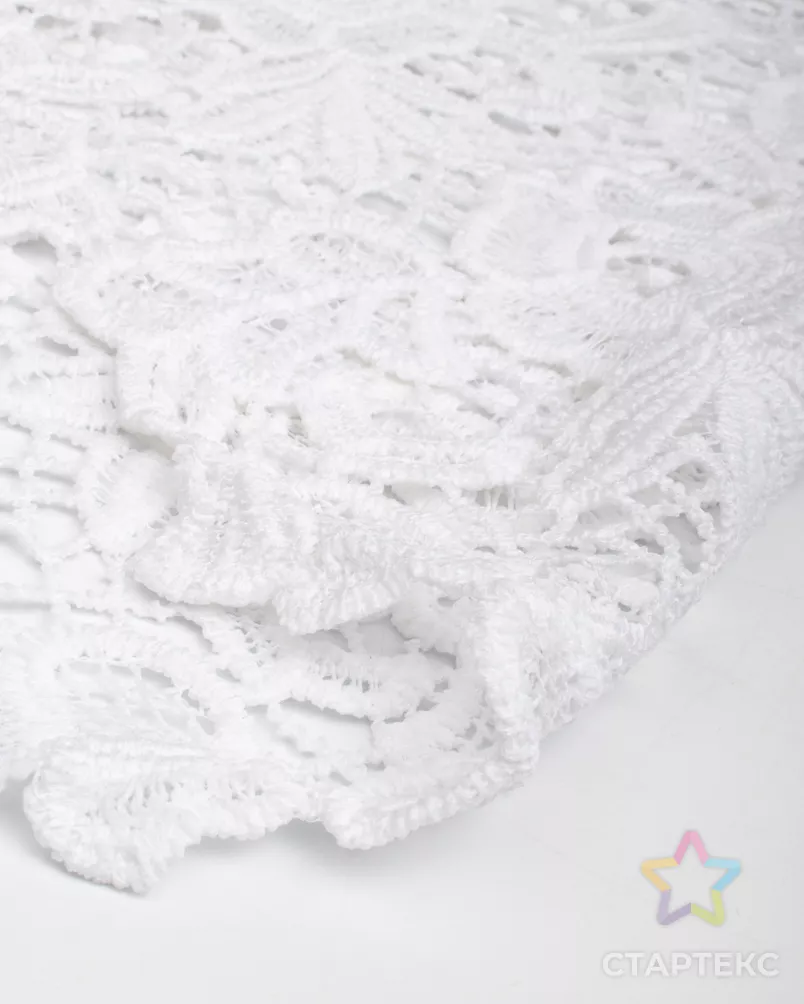 Кружевное полотно "Кроше" арт. КПКП-89-2-25200.007 - рис. 3