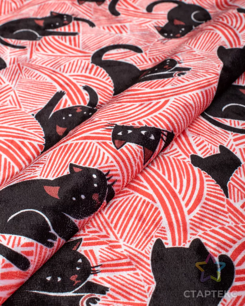 Бархат мраморный принт 255 гр/м.кв. арт. Б-135-1-24930.060 - рис. 1