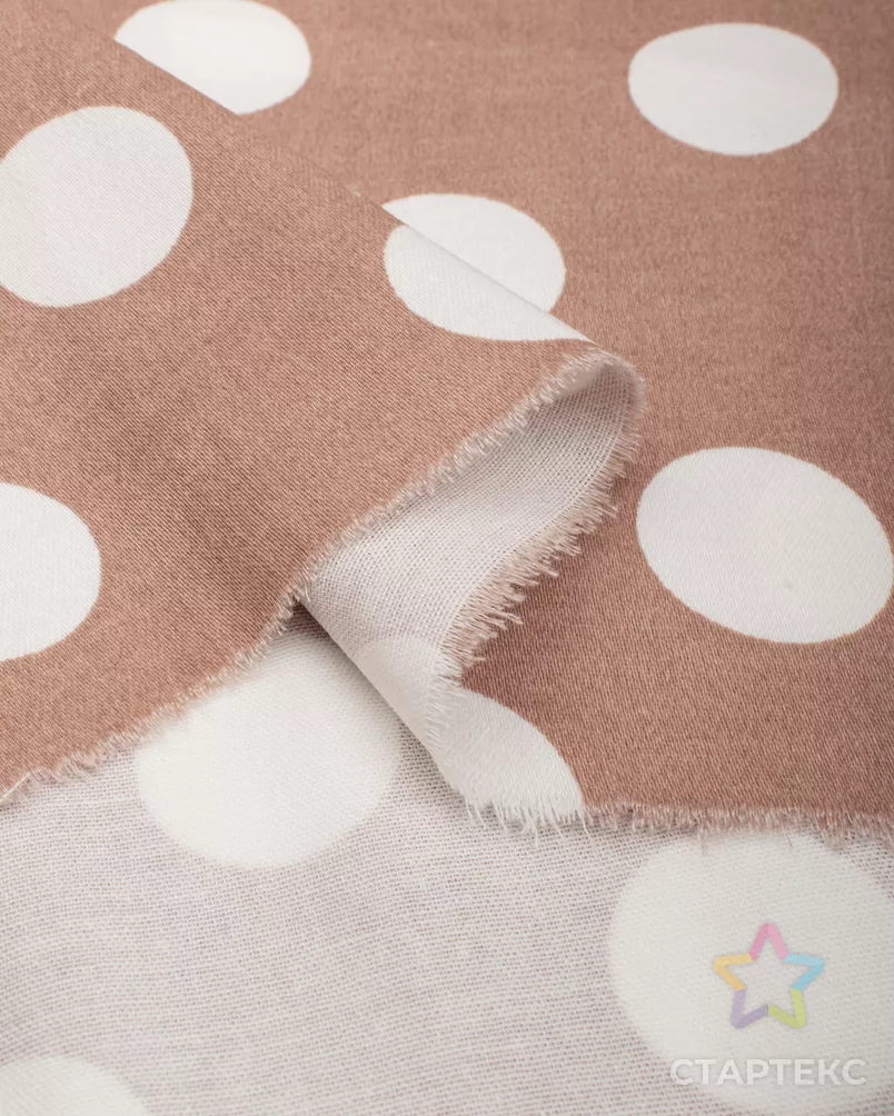 Хлопок - сатин стрейч горошек арт. ХЛП-174-1-9585.037 - рис. 3 Хлопок - сатин стрейч горошек арт. ХЛП-174-1-9585.037 - рис. 3