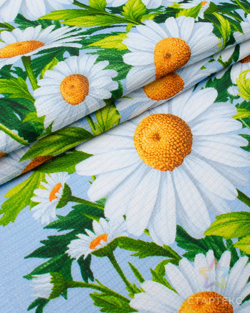 Ромашки (полотно вафельное 50 см) арт. ПВ50-505-1-0989.172 - рис. 2 Ромашки (полотно вафельное 50 см) арт. ПВ50-505-1-0989.172 - рис. 2