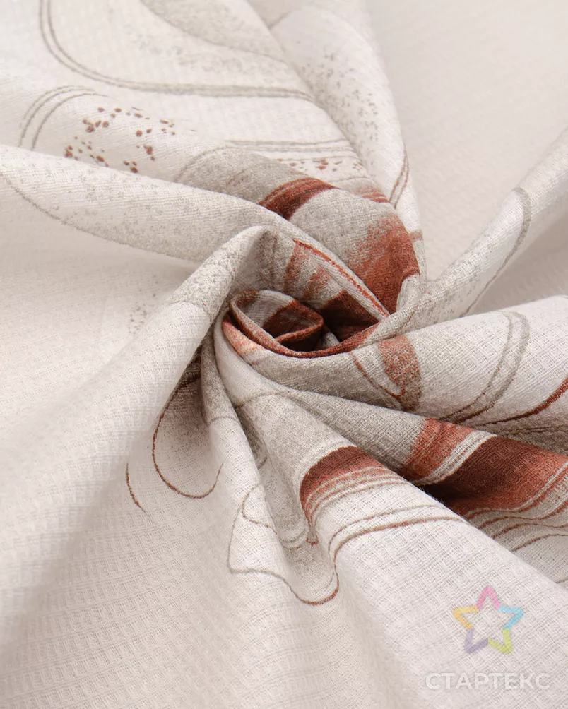 Полотно вафельное "Кофейные гномики" арт. ПВ150-409-1-0895.077 - рис. 4