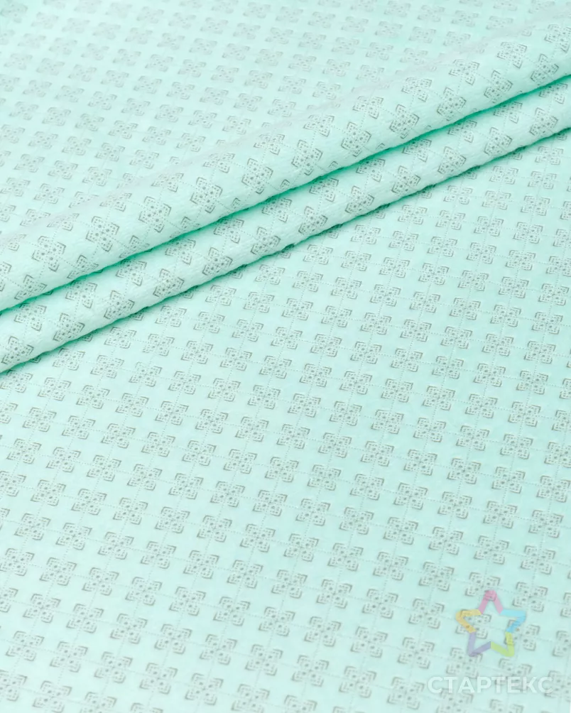 Вельбоа с рисунком ромбики арт. ТК10-1-1-ВЛ-01-027-МЕН - рис. 2