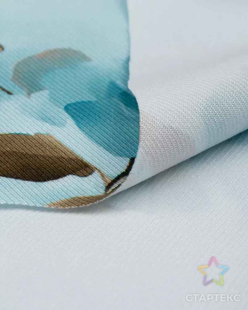 Ткань плательная штапель твил принт арт. ШТВ-10-1-26988.004 - рис. 2