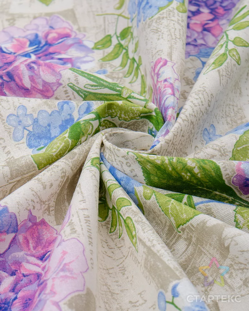 Гортензия (Бязь халатная 150 см) арт. БХ-439-1-0262.084 - рис. 4