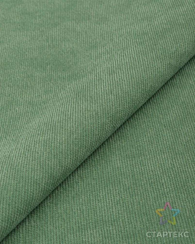 Ткань микровельвет однотонный 290г зеленого цвета (фисташковый) - купить в Москве оптом и в розницу по недорогой цене в интернет-магазине Стартекс (23589.017)