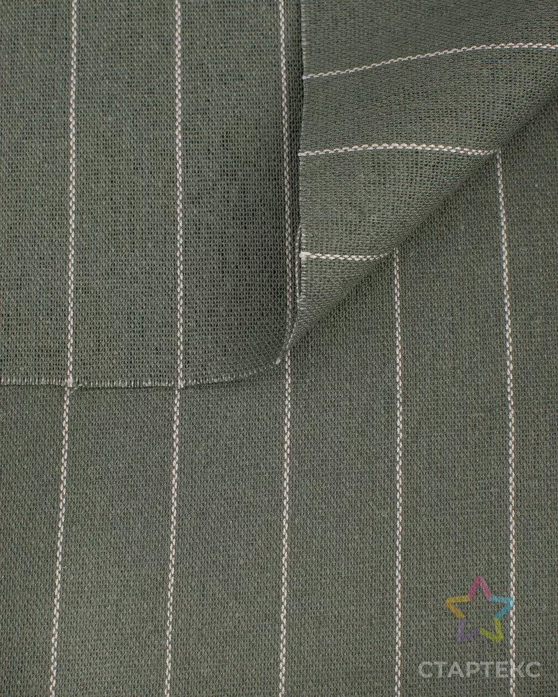 Лен-вискоза (полоска) арт. ЛН-299-6-26412.006 - рис. 2