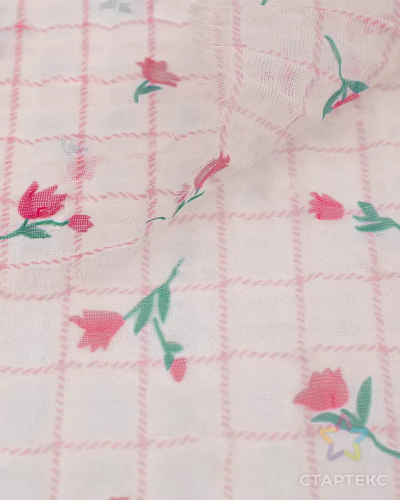 Шифон-жаккард принт арт. ШЖК-3-1-26577.004 - рис. 4