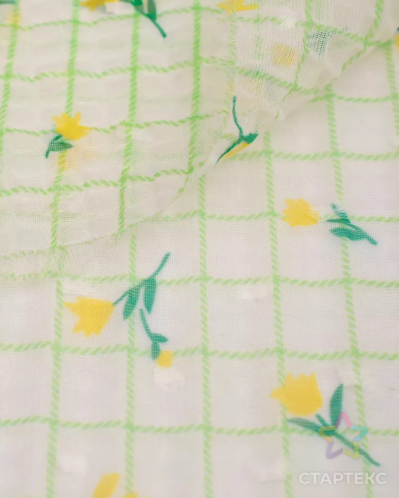 Шифон-жаккард принт арт. ШЖК-3-2-26577.005 - рис. 4