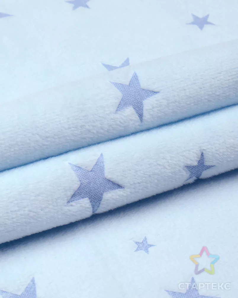 Вельбоа Принт Звезды арт. ТК10-4-1-ВЛ-01-024-ГЛ - рис. 3