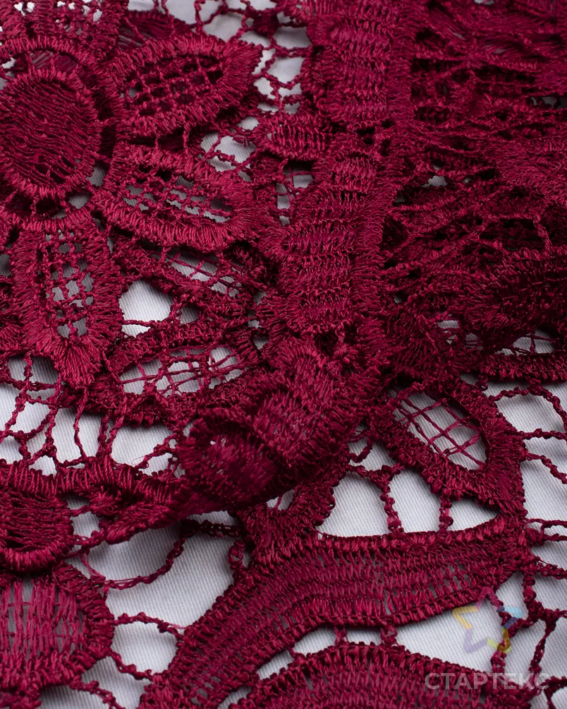 Кружевное полотно "Кроше" арт. КПКП-55-3-21486.003 - рис. 4