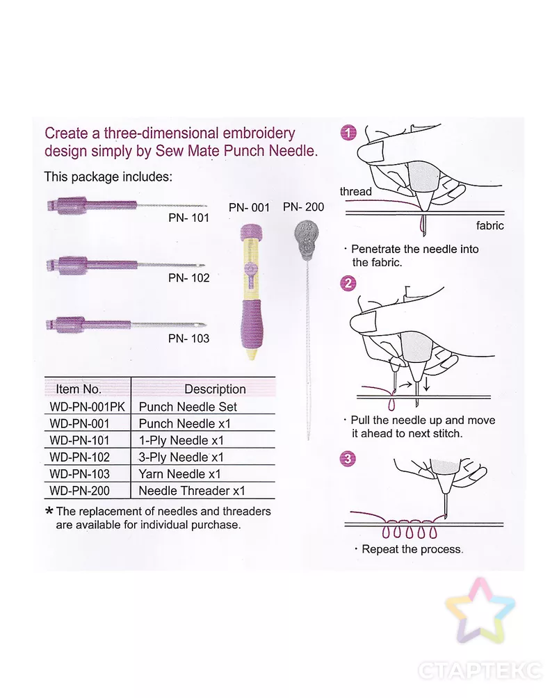 Иглы для продергивания арт. ИРК-45-1-18265 - рис. 4